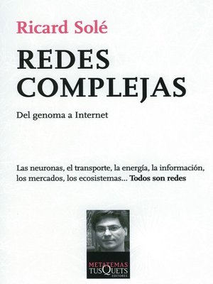 cover image of Redes complejas